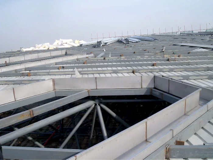 黄浦安吉县体育馆网架